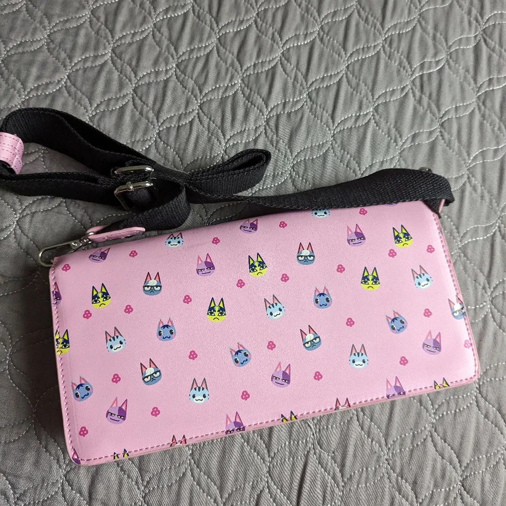 Nintendo Switch carrying bag Animal Crossings Cats Messenger New without tag